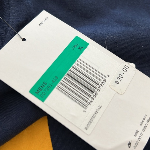 NWT West Virginia WV Nike Tee XL - Picture 4 of 5